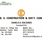 DE Construction