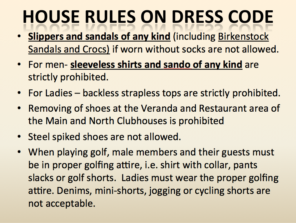 dress-code-house-rules